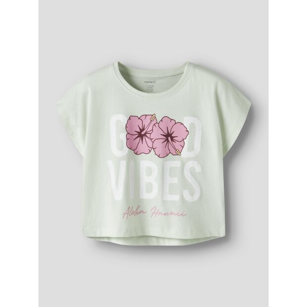 name it crop Top Pale Aqua