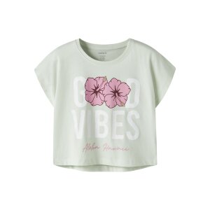name it crop Top Pale Aqua
