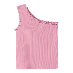 name it oneshoulder Kurzarm Top Pink Drink