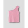 name it oneshoulder Kurzarm Top Pink Drink