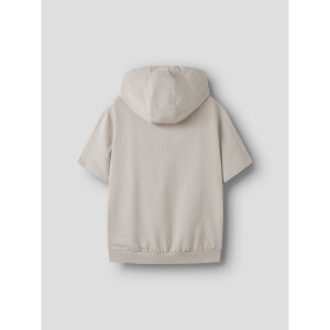 name it Sweatshirt Kurzarm weiß Chateau Gray