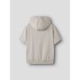 name it Sweatshirt Kurzarm weiß Chateau Gray