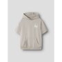 name it Sweatshirt Kurzarm weiß Chateau Gray