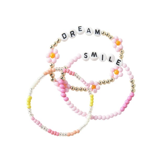 name it Armband 3er set cradle pink