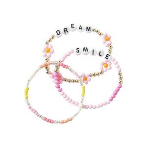 name it Armband 3er set cradle pink