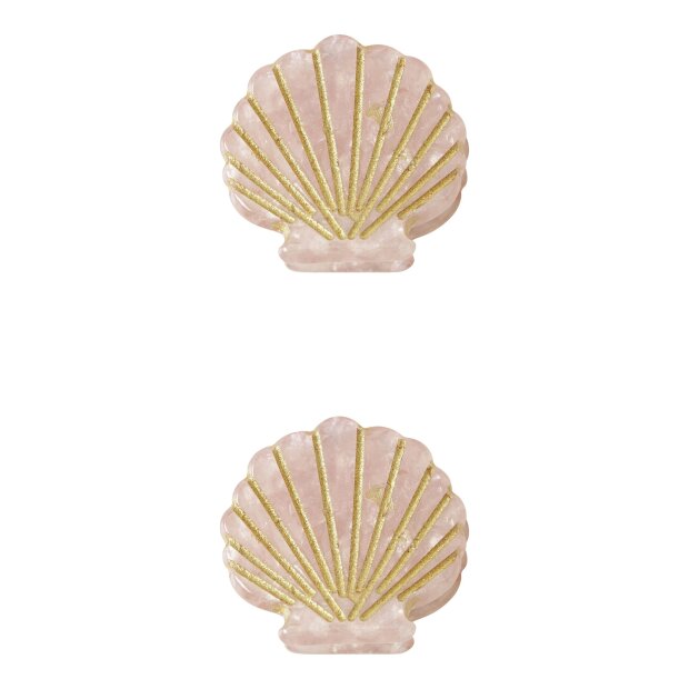 name it 2er Set Haarklammer Cradle Pink