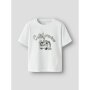 name it Top mit kurzen ärmeln bright white