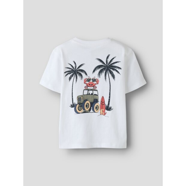 name it Top mit kurzen ärmeln Bright White