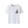 name it Top mit kurzen ärmeln Bright White