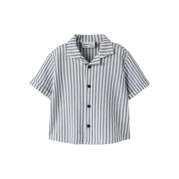 name it T-Shirt Kurzarm Vintage Indigo