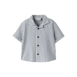 name it T-Shirt Kurzarm Vintage Indigo