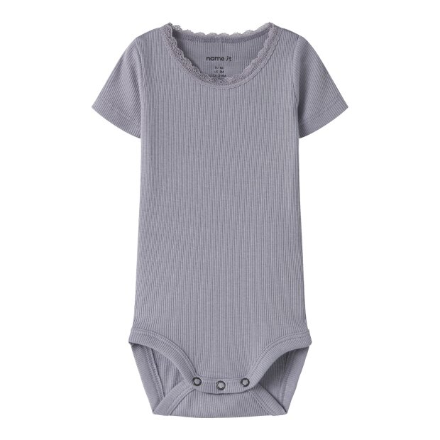 name it Kurzarm Body Lavender Gray