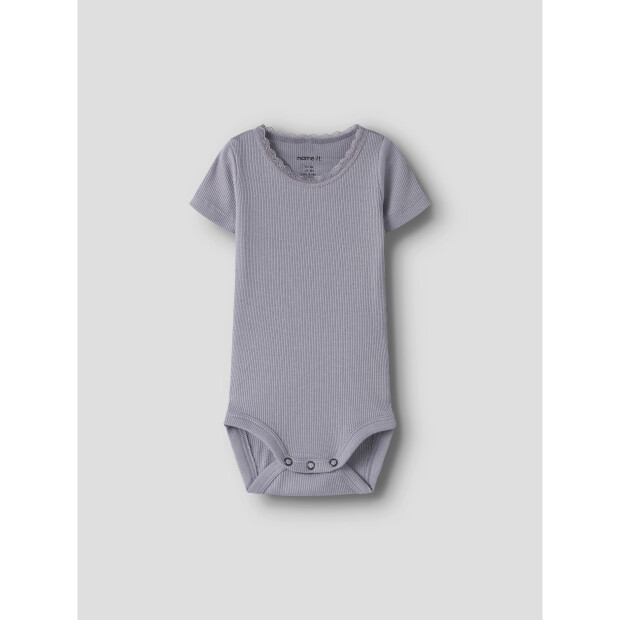 name it Kurzarm Body Lavender Gray