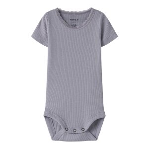 name it Kurzarm Body Lavender Gray