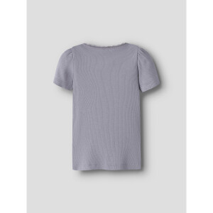 name it Top Kurzarm Lavender Gray
