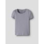name it Top Kurzarm Lavender Gray