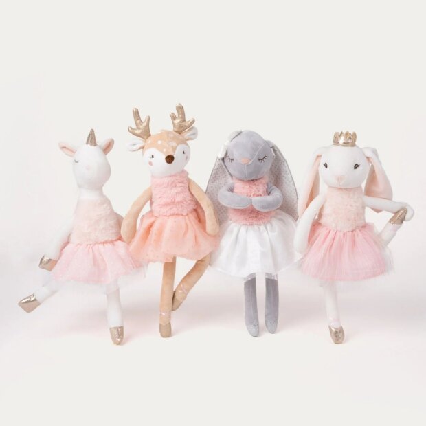 Teddykompaniet Kuscheltier - Ballerina Reh Ruth beige