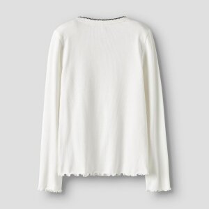name it Langarm slim-fit Top cloud dancer