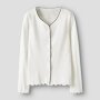 name it Langarm slim-fit Top cloud dancer