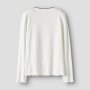 name it Langarm slim-fit Top cloud dancer