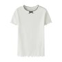 name it Top Kurzarm slim-fit Cloud Dancer