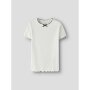 name it Top Kurzarm slim-fit Cloud Dancer
