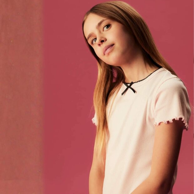 name it Slim-Fit Kurzarm Top tender touch