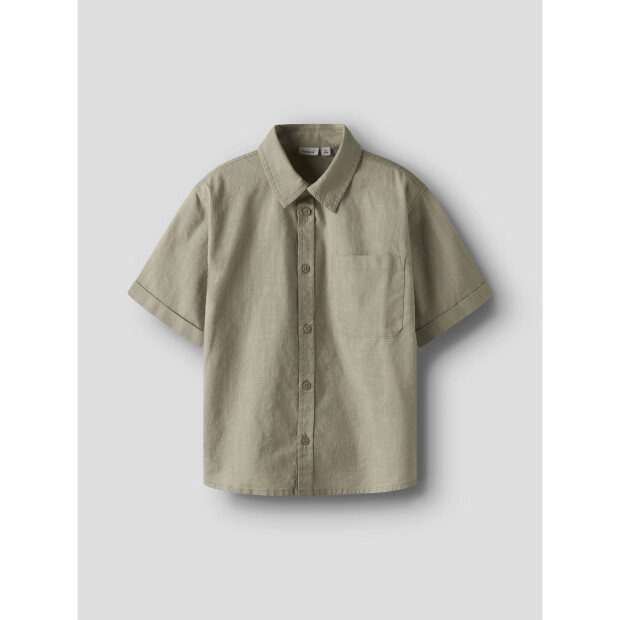 name it T-Shirt Kurzarm Aluminium