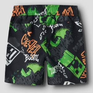 name it minecraft Shorts black