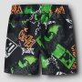 name it minecraft Shorts black