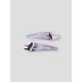 name it 2er Set Haarspangen lavender gray