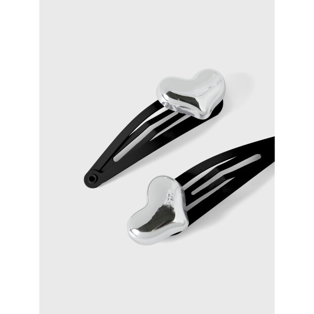 name it 2er Set Haarschmuck silver