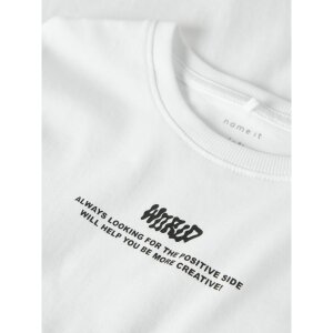 name it Top mit Kurzarm bright white