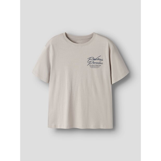name it Top mit Kurzarm Chateau Gray