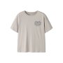 name it Top mit Kurzarm Chateau Gray