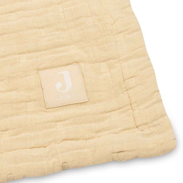 Jollein Decke 75x100cm Jacquard - Vanilla