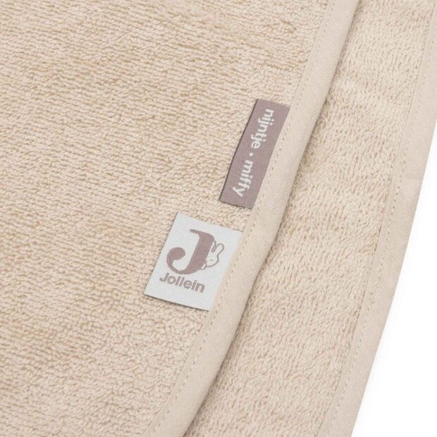 Jollein Badeponcho Frottee - Miffy warm sand
