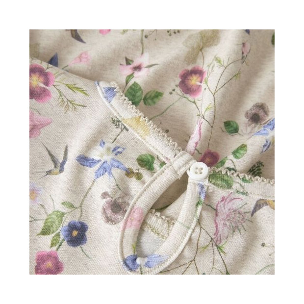 name it Print Kleidchen Volant - Blumenmuster