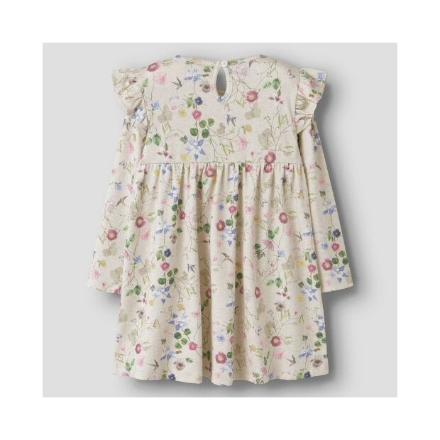 name it Print Kleidchen Volant - Blumenmuster