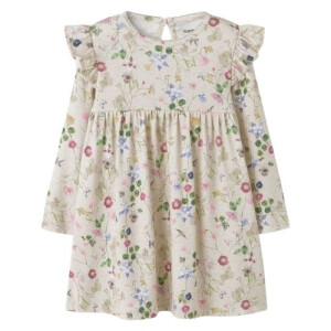 name it Print Kleidchen Volant - Blumenmuster