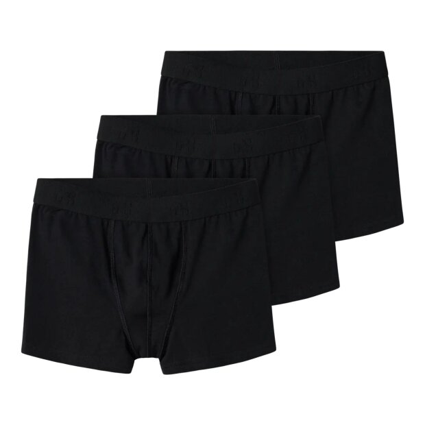name it 3er-Pack Shorts - schwarz