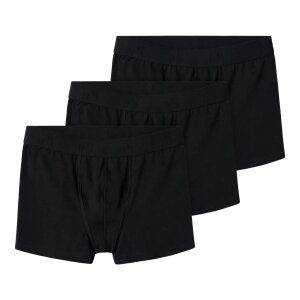 name it 3er-Pack Shorts - schwarz