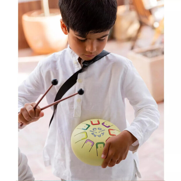 JuegaConmigo Baby Tambú 6"/15 cm - creamy yellow (Mellow Yellow)
