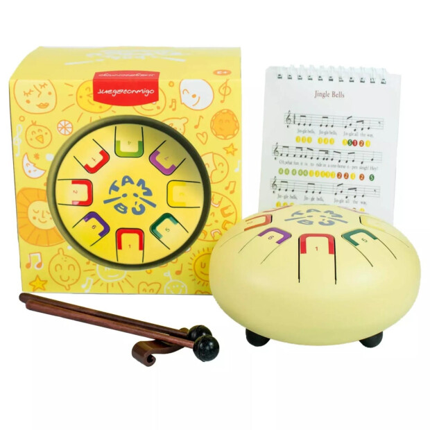 JuegaConmigo Baby Tambú 6"/15 cm - creamy yellow (Mellow Yellow)