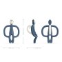 matchstick monkey Beißring - blue petrole