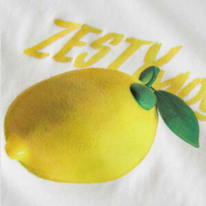 name it Top Kurzarm mit boxschnitt bright white - lemon
