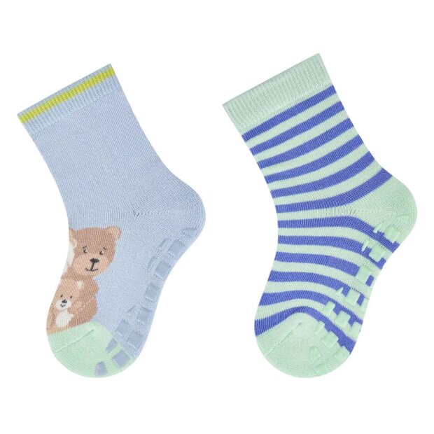 Sterntaler 2er Set ABS-Socken - Bär Ringel