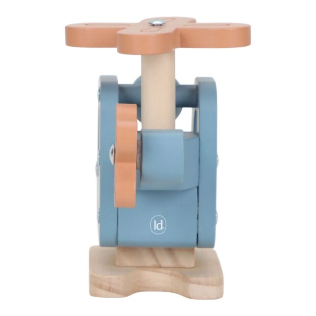 Little Dutch Holz Hubschrauber mit Figur
