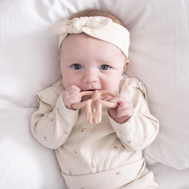 matchstick monkey Beißring - rose poudre