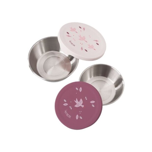 Edelstahl Fresk Snackbox 2er Set - Schwalbe
